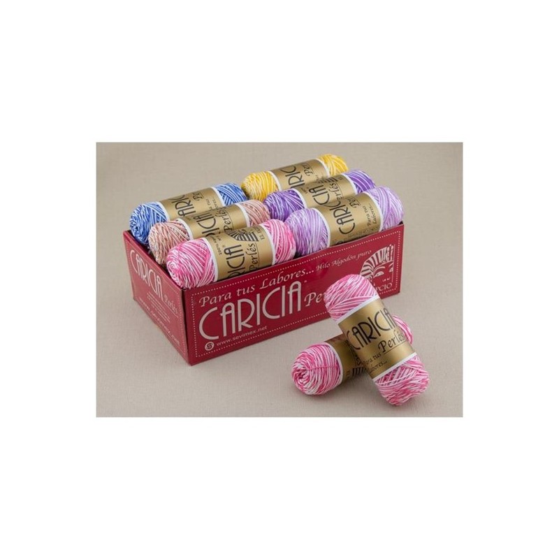 ZEPELIN PERLE CARICIA MULTICOLOR Nº 8 - 60G.